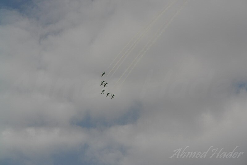 Royal Saudi Air Force Green arrows team airshow