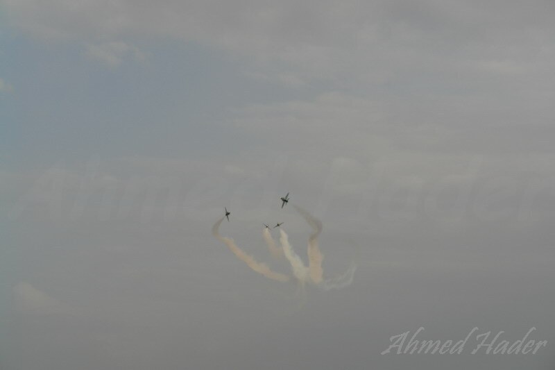 Royal Saudi Air Force Green arrows team airshow