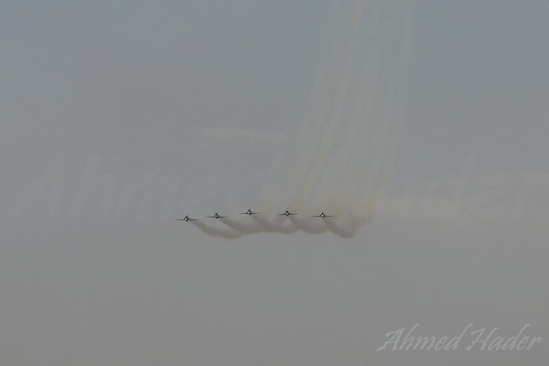 Royal Saudi Air Force Green arrows team airshow