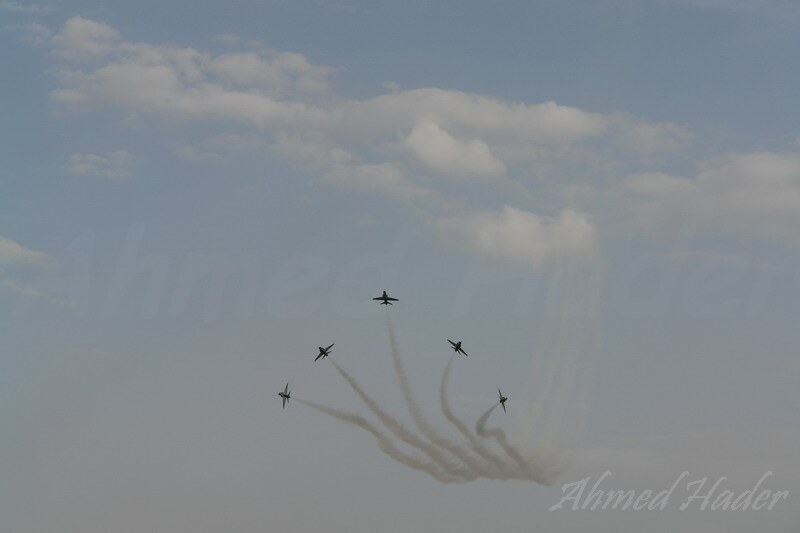 Royal Saudi Air Force Green arrows team airshow
