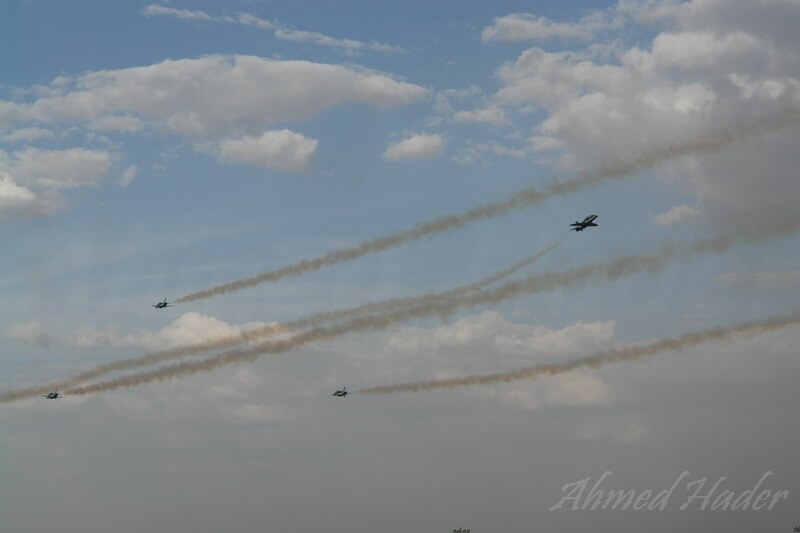 Royal Saudi Air Force Green arrows team airshow