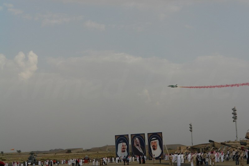 Royal Saudi Air Force Green arrows team airshow