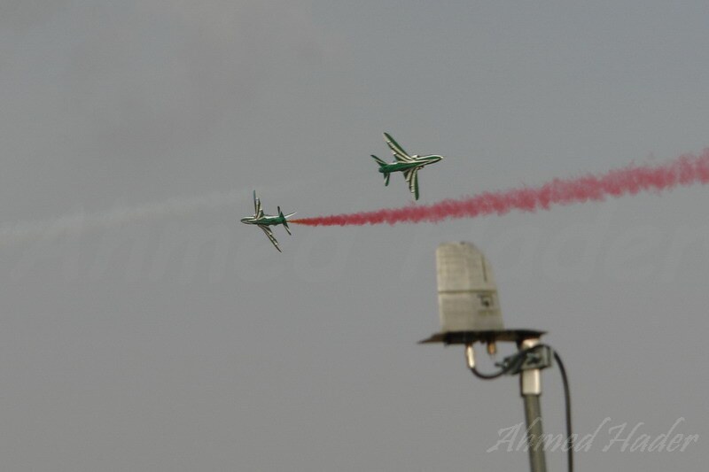 Royal Saudi Air Force Green arrows team airshow