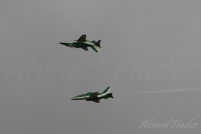 Royal Saudi Air Force Green arrows team airshow