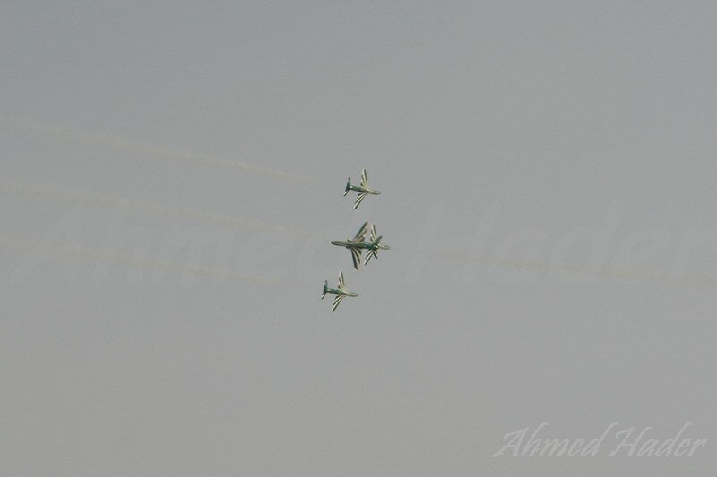 Royal Saudi Air Force Green arrows team airshow