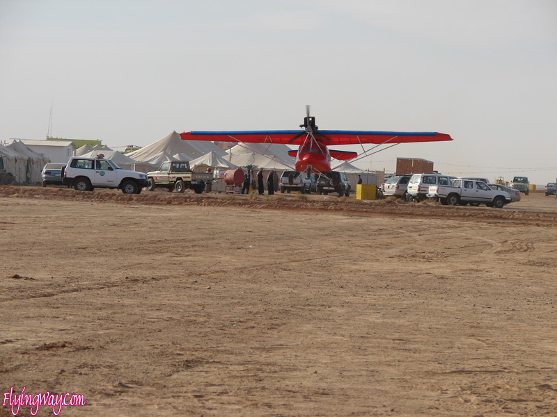 Hail city desert rally raising cars